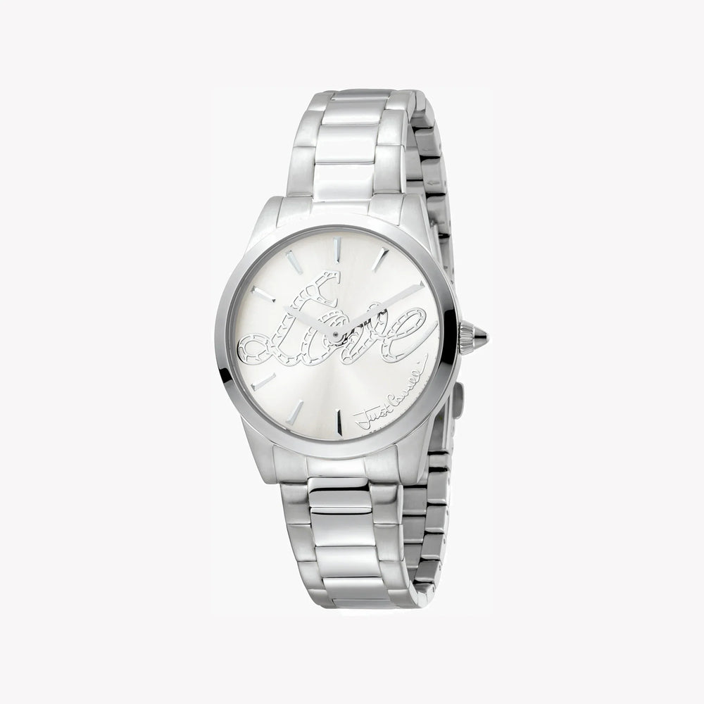 Just Cavalli Women's Silver Watch, Stainless Steel | Jc1l010m0235 by i-watch