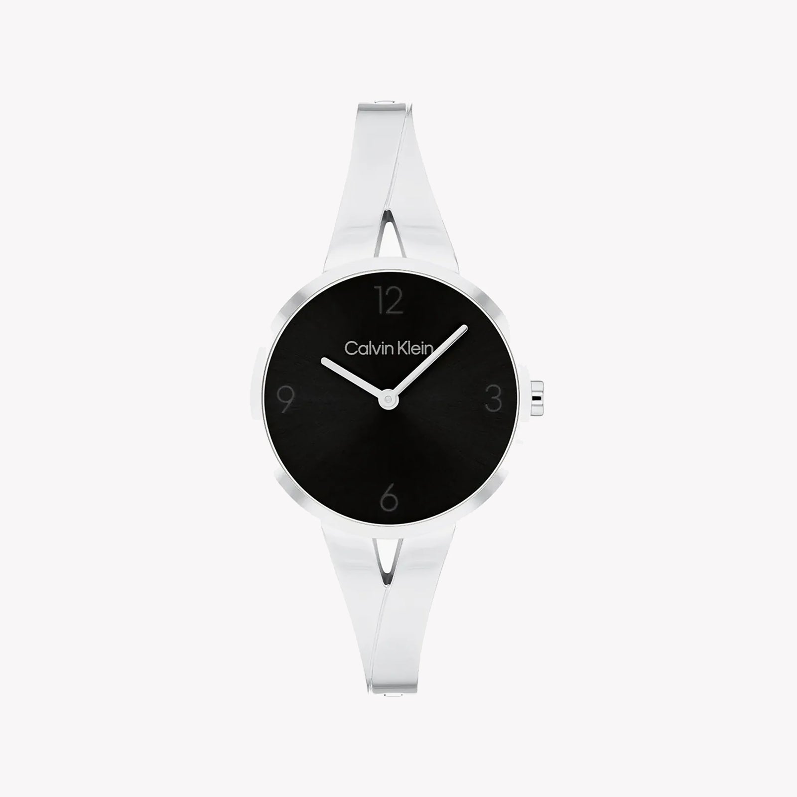 Ck Calvin Klein Men's Silver Watch, Black Dial | K2g271c1 by i-watch