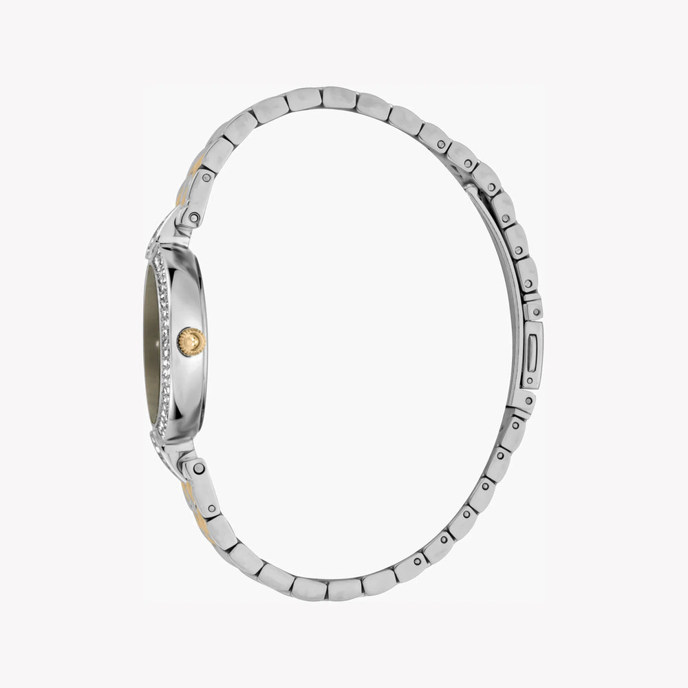 Just Cavalli Women's Silver & Gold Watch, Black Dial | Jc1l159m0095 by i-watch