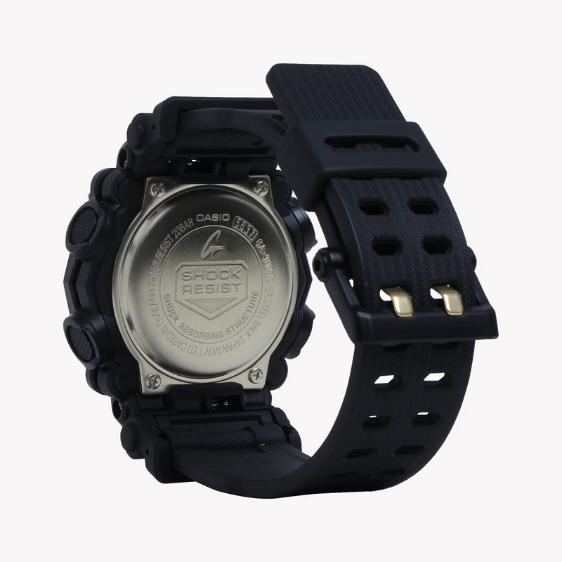 G-Shock Men's Black Resin, Gold Dial | Ga-900ag-1adr by i-watch