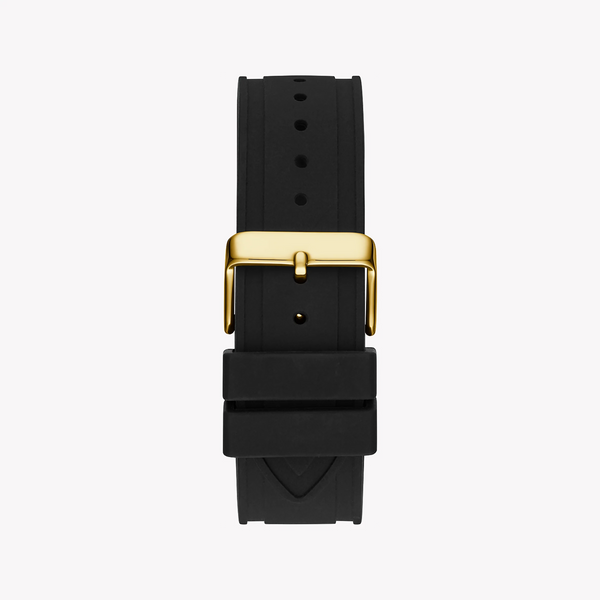 Guess Watches Men's Gold Silicone, Black Stainless Steel | Gw0518g2 by i-watch