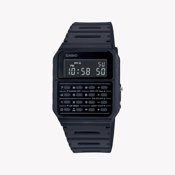 Casio Unisex Black Resin Watch, Digital Display | Ca-53wf-1bdf by i-watch