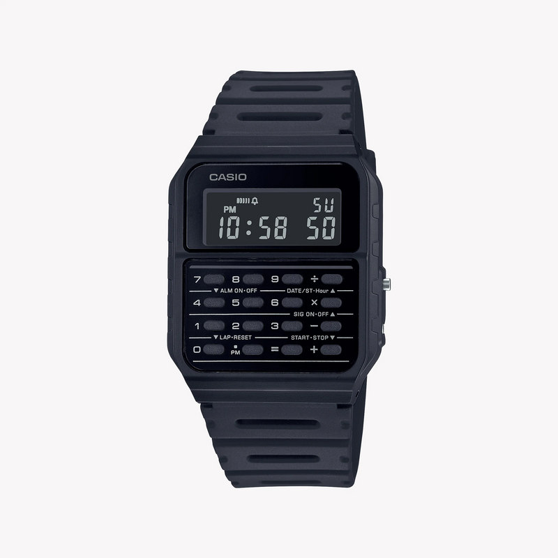 Casio Unisex Black Resin Watch, Digital Display | Ca-53wf-1bdf by i-watch