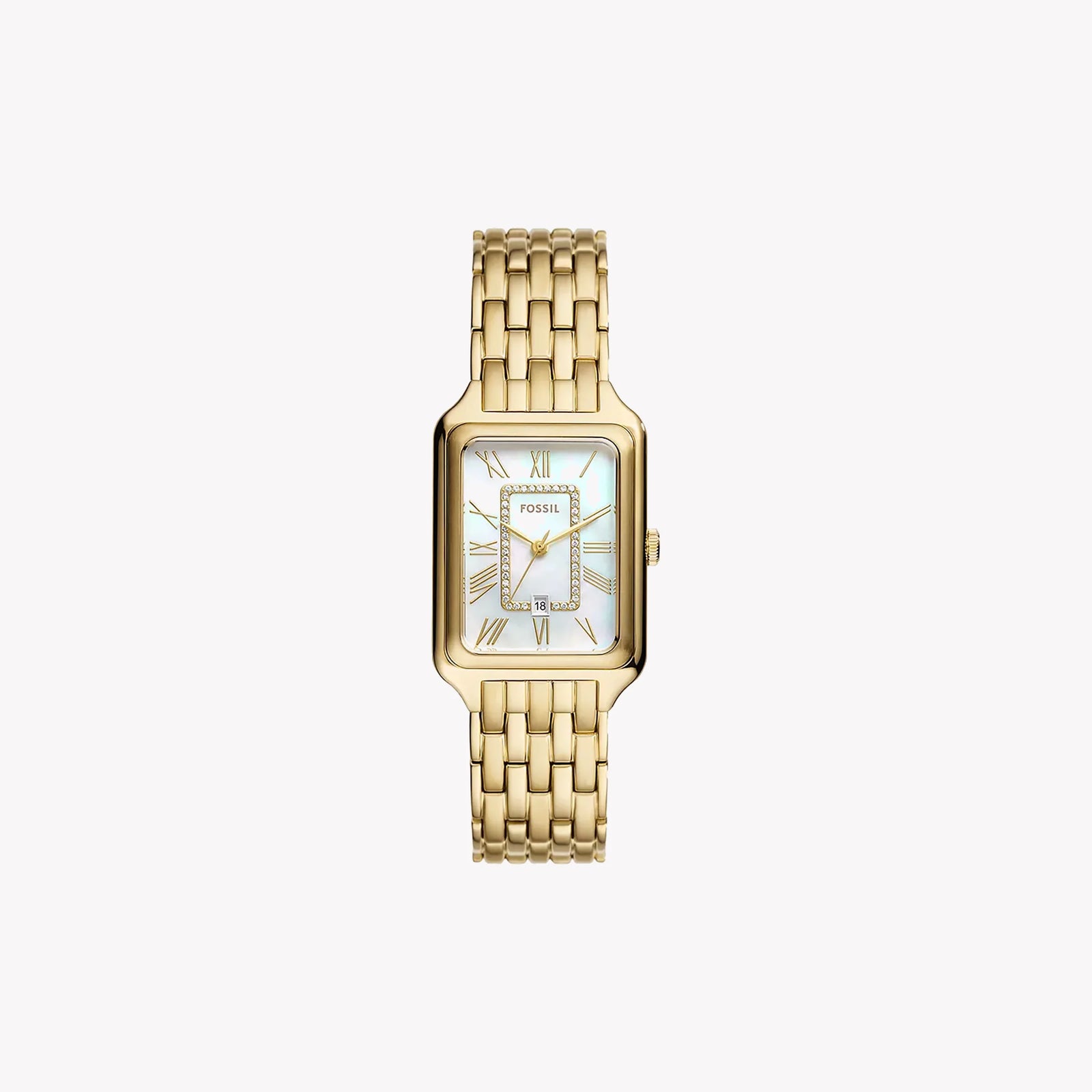 Fossil Women's Gold Watch, White Mother-Of-Pearl Dial | Es5304 by i-watch