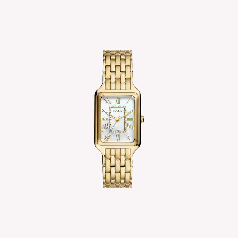 Fossil Women's Gold Watch, White Mother-Of-Pearl Dial | Es5304 by i-watch