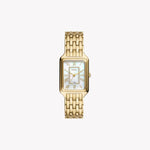 Raquel Three-Hand Date Gold-Tone Stainless Steel Watch ES5304