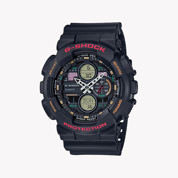 G-Shock Men's Black Resin Watch, Digital Dial | Ga-140-1a4dr by i-watch