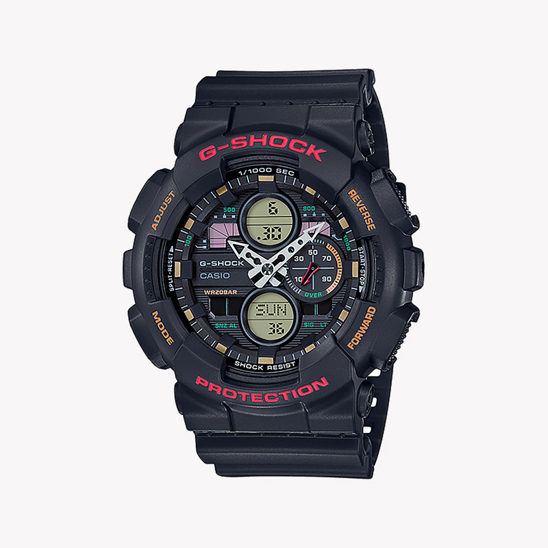 G-Shock Men's Black Resin Watch, Digital Dial | Ga-140-1a4dr by i-watch