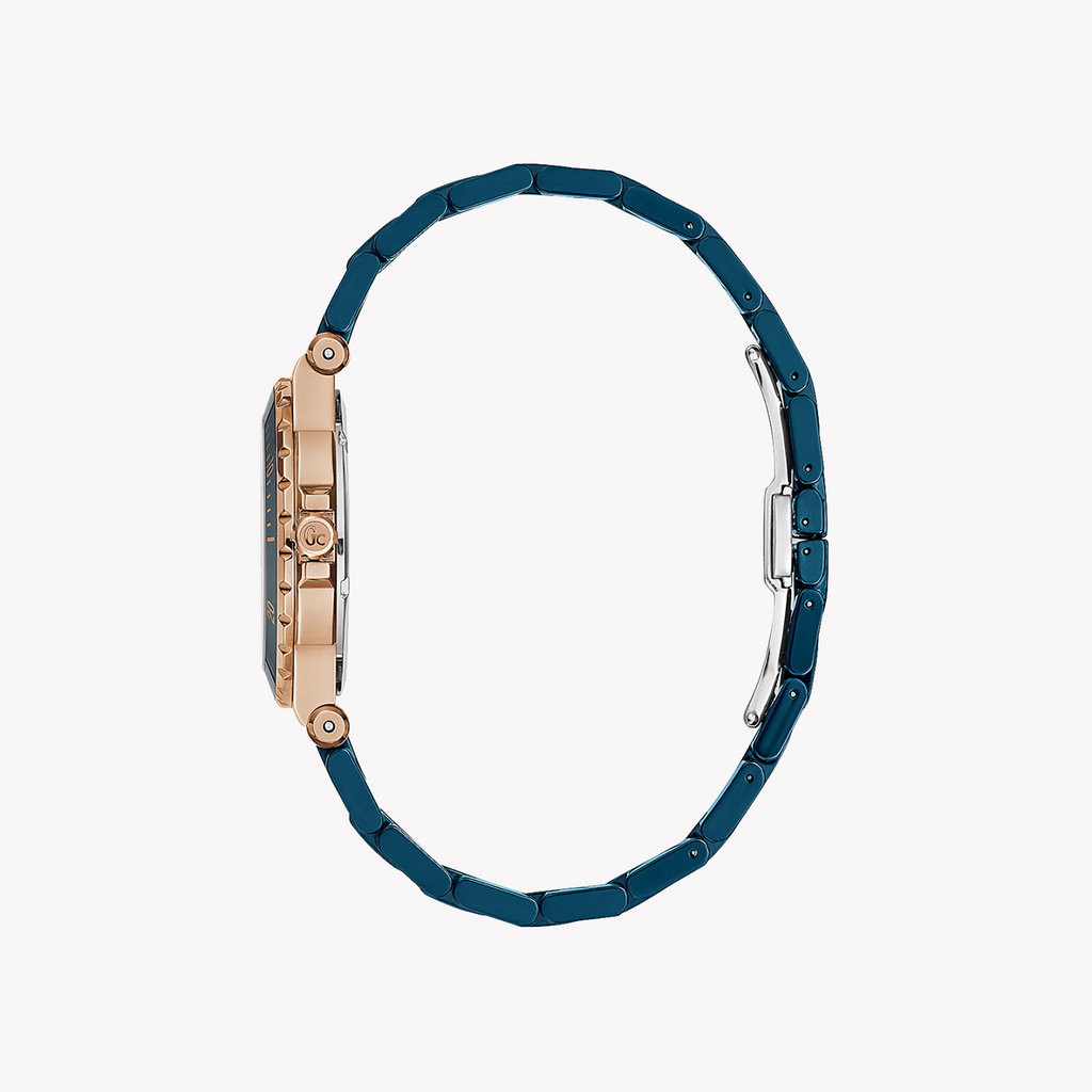 GUESS COLLECTION Y42003L7 - BOLD ROSE GOLD & BLUE DIAL MEN'S WATCH WITH STYLISH COMFORT-i-Watch-2