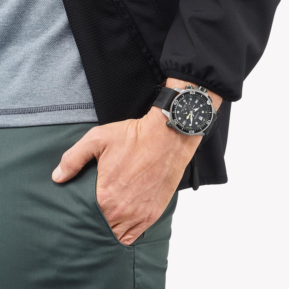 Citizen Bn2036-14e Adventure Ready - Mens Eco-Drive Dive Watch With Black Urathane Band by i-watch