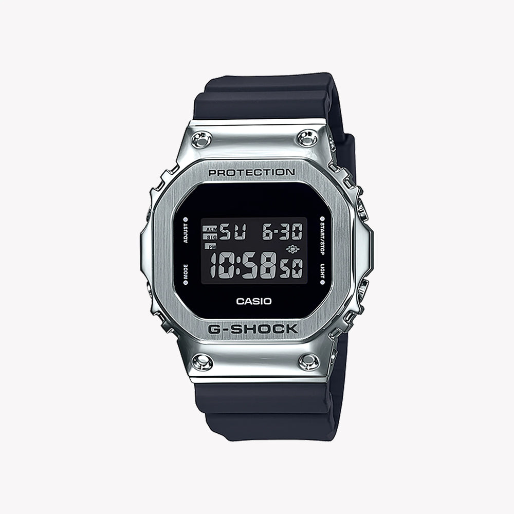 Casio G-Shock Men's Silver & Black Watch, Digital | Gm-5600-1er by i-watch