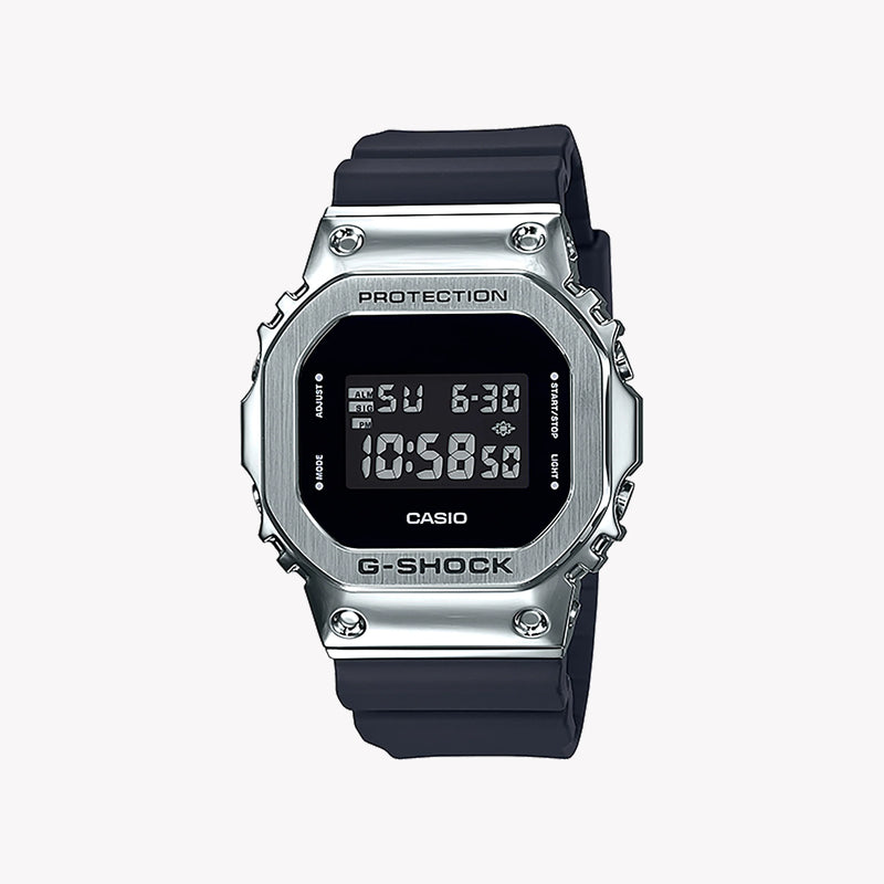 Casio G-Shock Men's Silver & Black Watch, Digital | Gm-5600-1er by i-watch