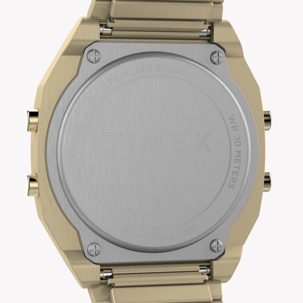 TIMEX T80 GOLD-TONE WITH BLUE ACCENTS - VIBRANT ADVENTURE WATCH FOR WOMEN-i-Watch-4