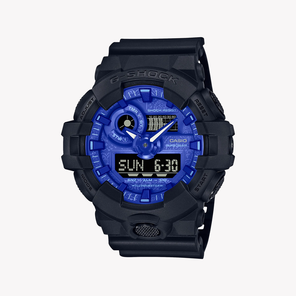 CASIO G-SHOCK GA-700BP-1ADR - UNMATCHED RESILIENCE MEN'S WATCH WITH STRIKING ALL-BLACK DESIGN