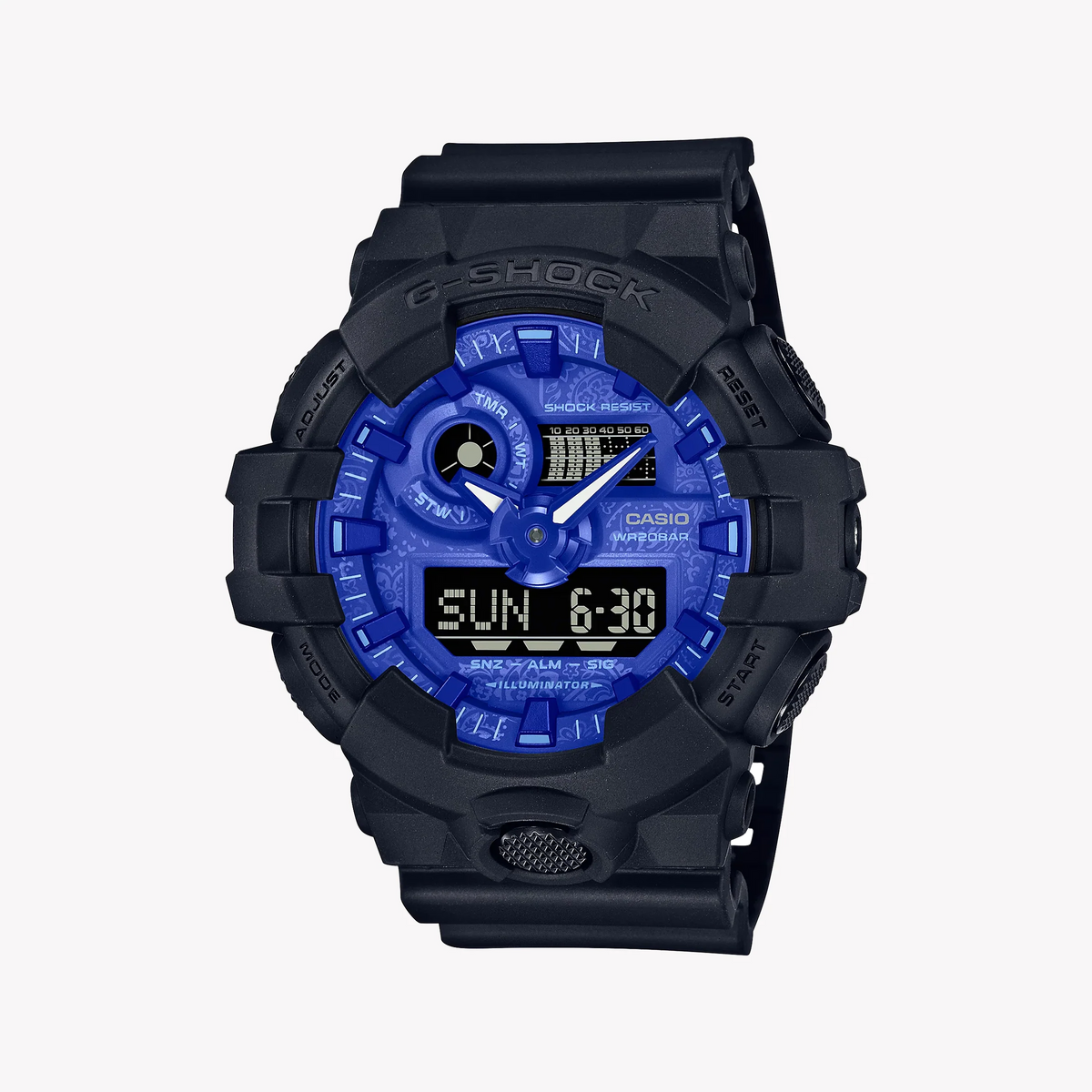 Casio G-Shock Ga-700bp-1adr - Unmatched Resilience Men's Watch With Striking All-Black Design by i-watch