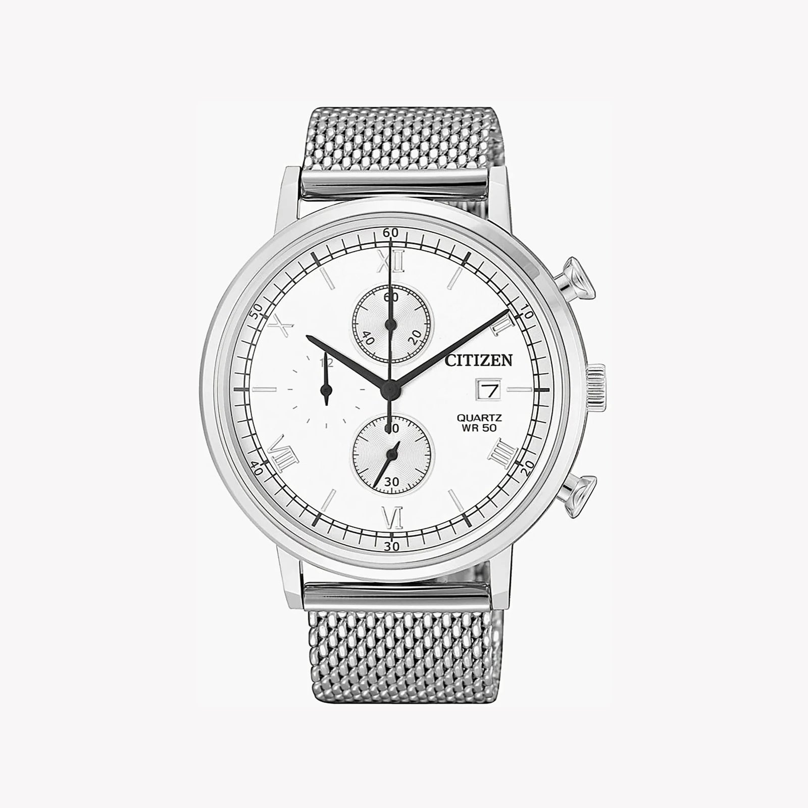 Citizen An3610-80a - Dynamic Stunner Men's Watch With Multifunctional Chronograph & Mesh Band by i-watch