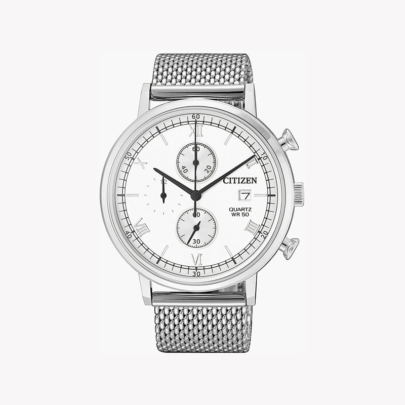 Citizen An3610-80a - Dynamic Stunner Men's Watch With Multifunctional Chronograph & Mesh Band by i-watch