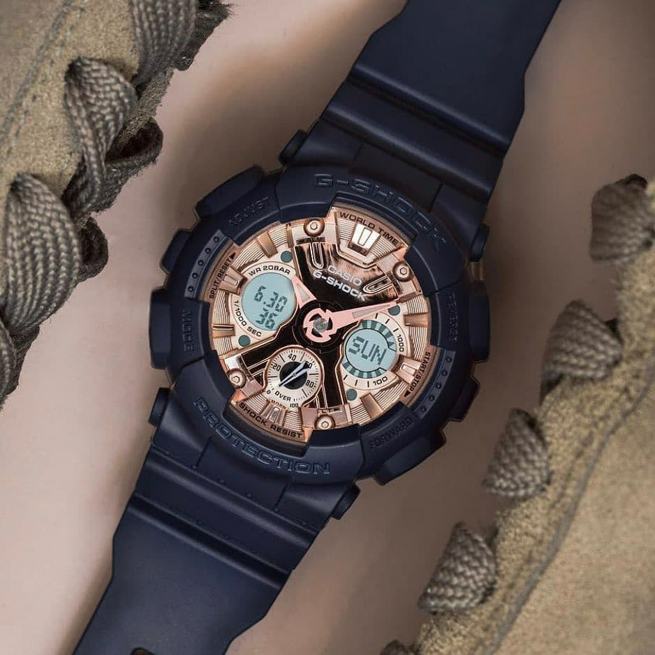 CASIO G-SHOCK GMA-S120MF-2A2DR - BOLD BLUE ADVENTURE TIMEPIECE for Women with Resin Band and Digital Dial-i-Watch-3