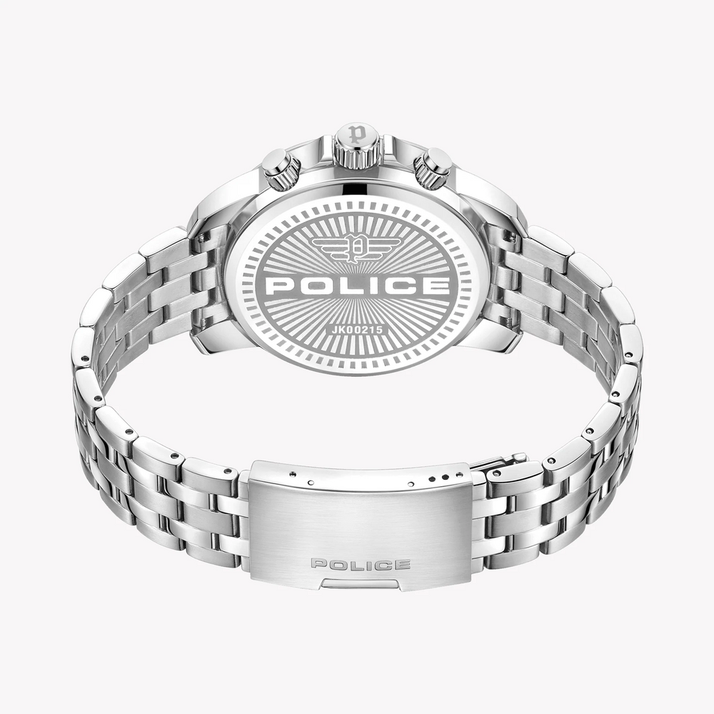 Police Men's Silver Watch, Blue Dial | Pewjk0021505 by i-watch