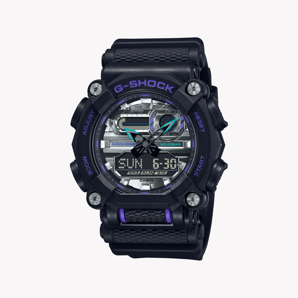 G-Shock Men's Black Resin Watch, 200m Water Resistant | Ga-900as-1adr by i-watch