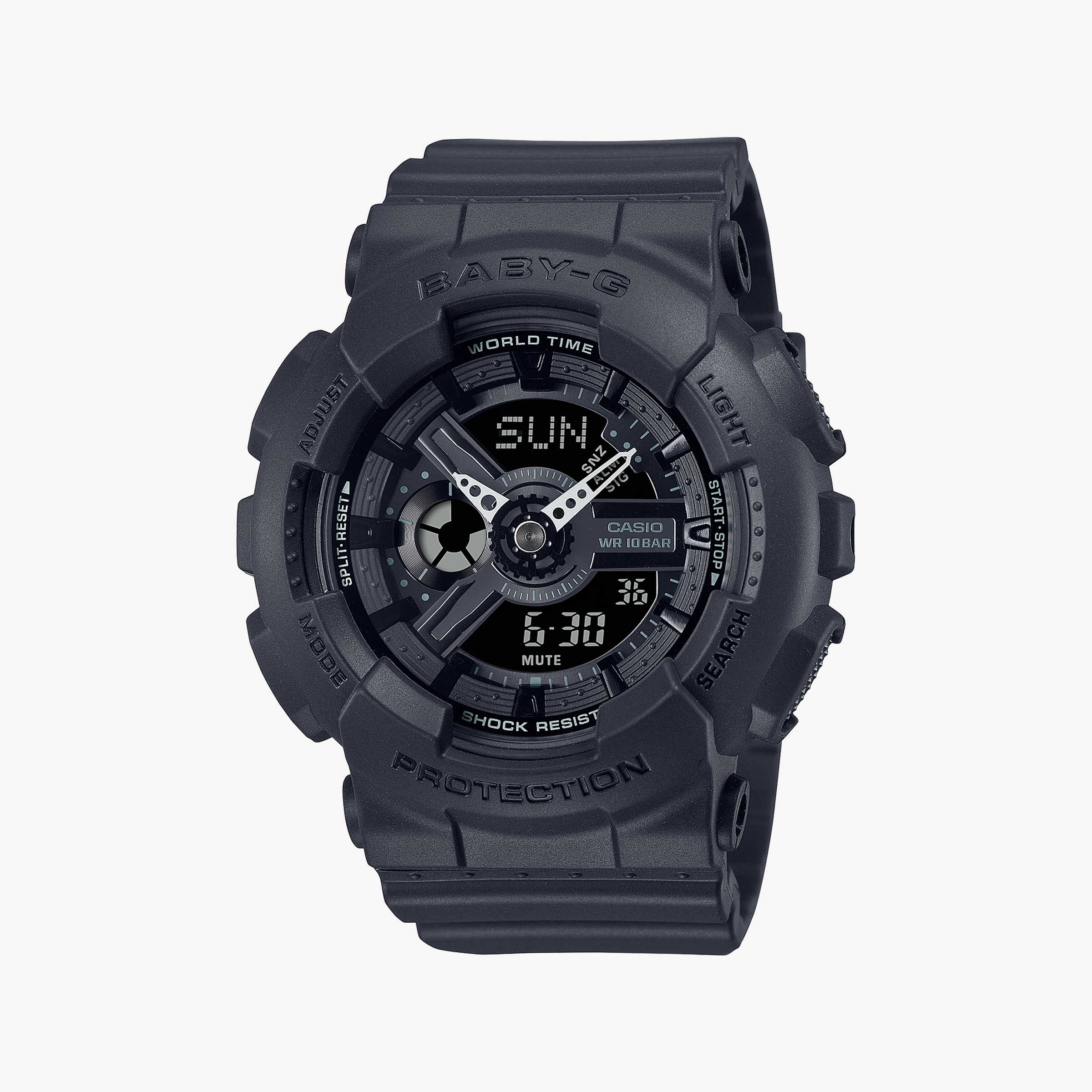 CASIO BABY-G BA-110XBC-1ADR - BOLD BLACK SPORTY TIMEPIECE FOR WOMEN