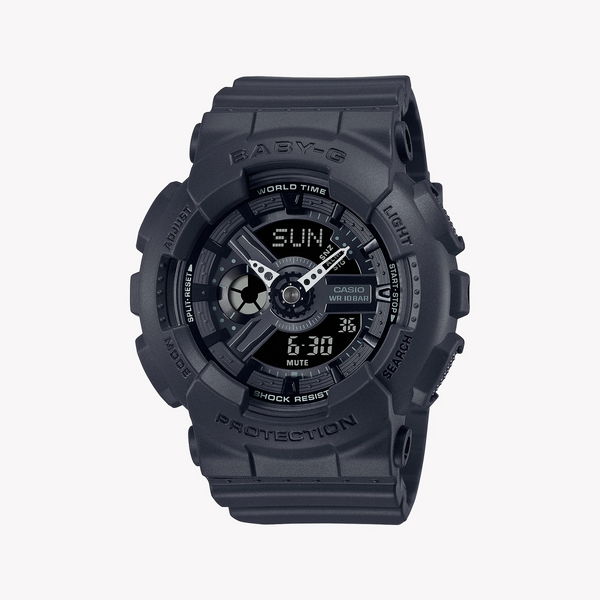 Casio Baby-G Ba-110xbc-1adr - Bold Black Sporty Timepiece For Women by i-watch