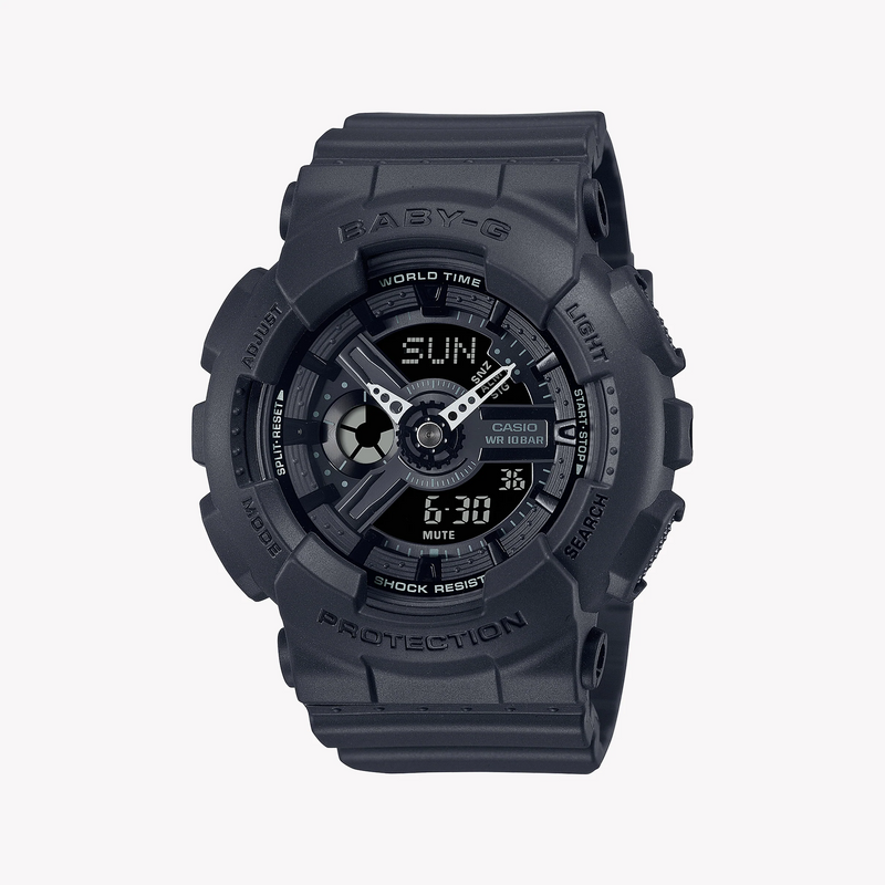 Casio Baby-G Ba-110xbc-1adr - Bold Black Sporty Timepiece For Women by i-watch