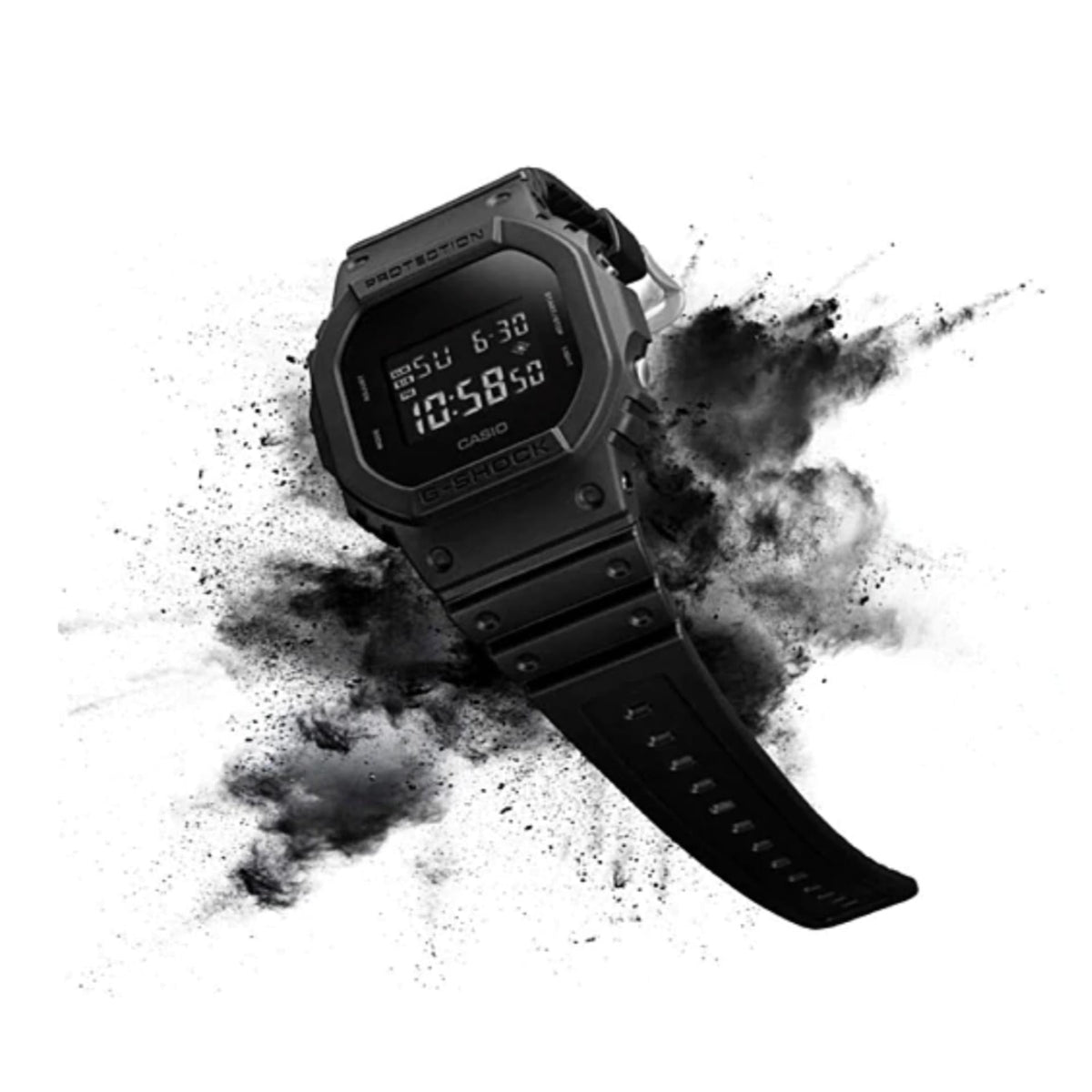 CASIO G-SHOCK DW-5600BB-1DR - ELEVATE YOUR ADVENTURE WITH MATTE BLACK STYLING