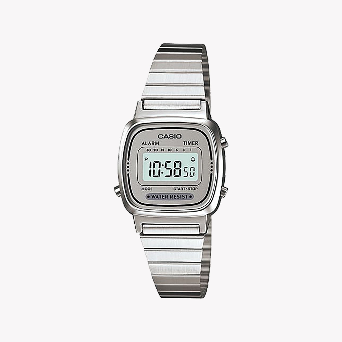 Casio Vintage Mini Steel Silver LA-670WEA-7EF Unisex Watch