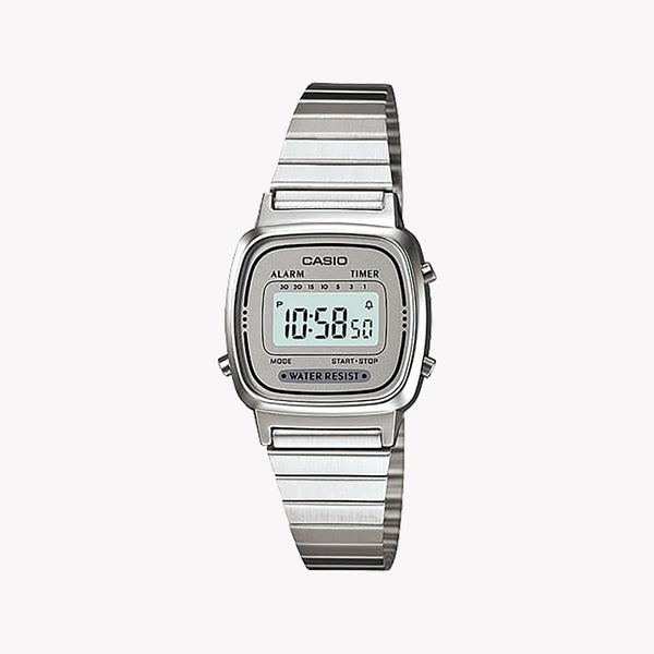 Timeless Elegance Unisex Resin & Silver Watch | La-670wea-7ef by i-watch