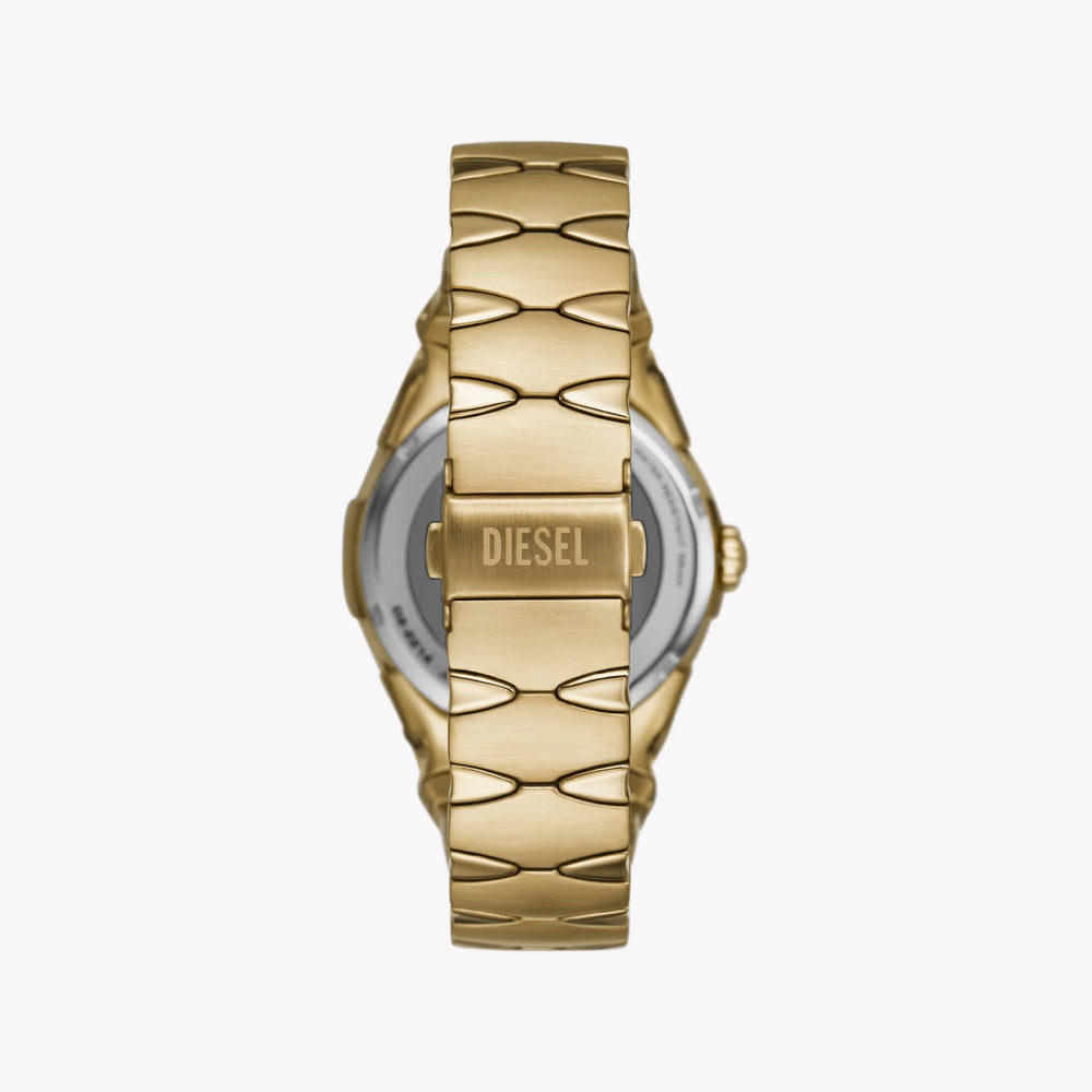 Diesel Men's Gold Stainless Steel Watch, White Dial | Dz2214 by i-watch