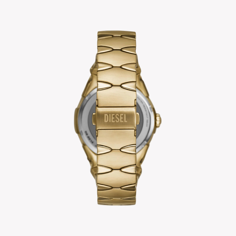 Diesel Men's Gold Stainless Steel Watch, White Dial | Dz2214 by i-watch