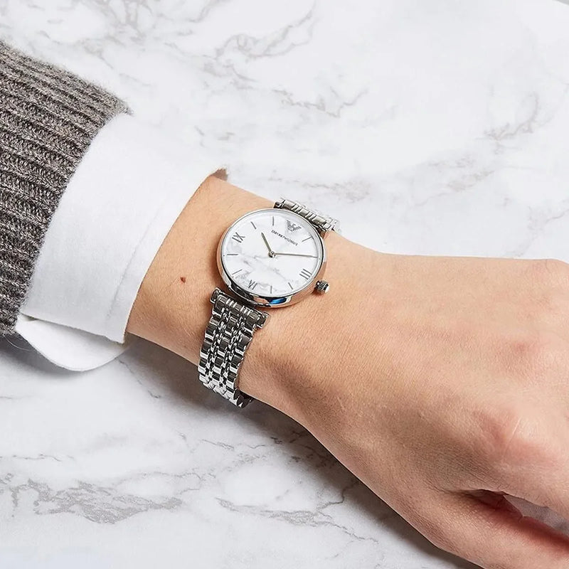 Emporio Armani Women's Silver Watch, Stainless Steel | Ar11170 by i-watch
