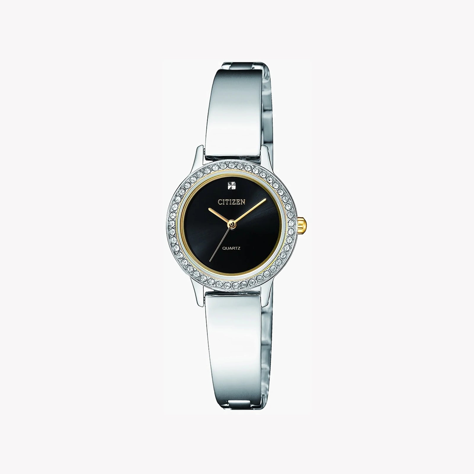 Citizen Ej6134-50e Elegant Timepiece - Chic Silver & Black Women's Watch by i-watch