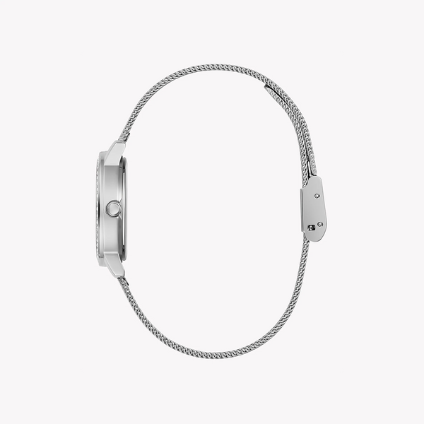 Guess Women's Silver Stainless Steel Watch, Silver Dial | Gw0534l1 by i-watch