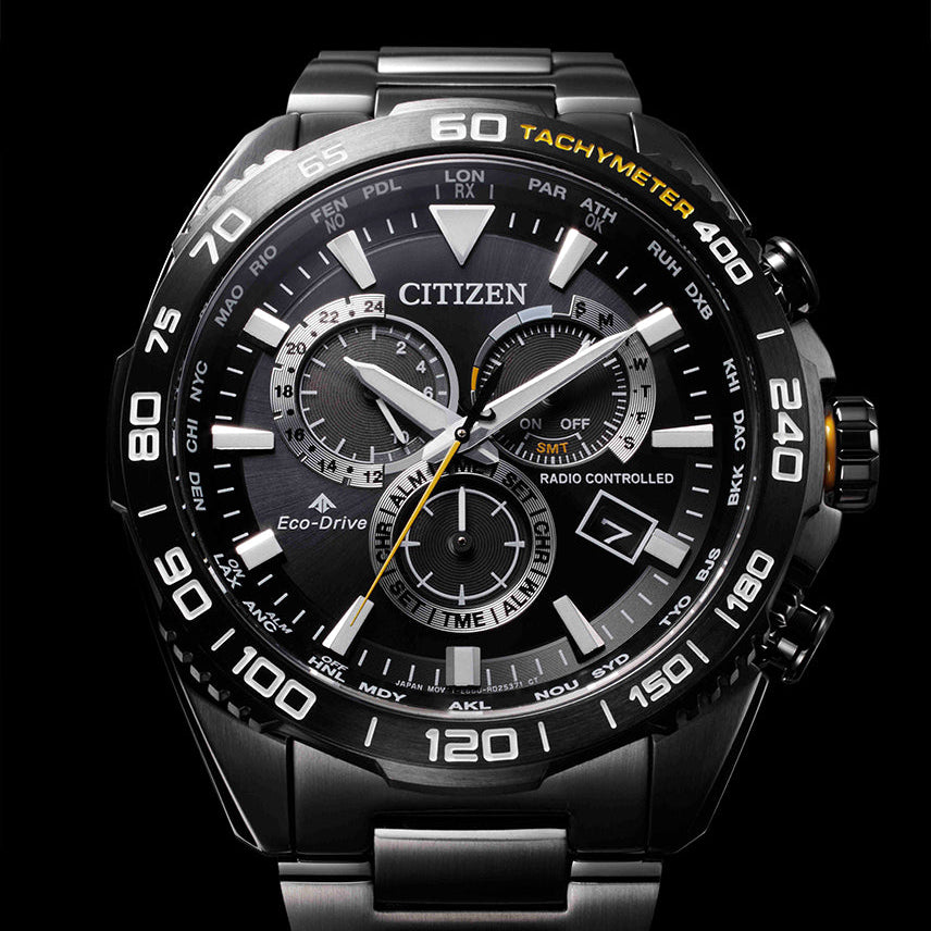 CITIZEN CB5037-84E POWERFUL PERFORMANCE - MEN'S STAINLESS STEEL ECO-DRIVE WATCH-i-Watch-4