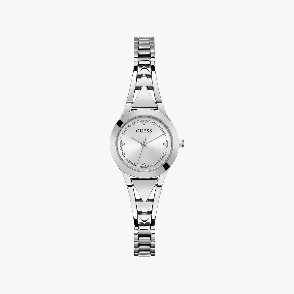 GUESS GW0609L1 - ELEGANT SILVER TIMEPIECE - STUNNING WOMEN'S WATCH WITH STAINLESS STEEL BAND