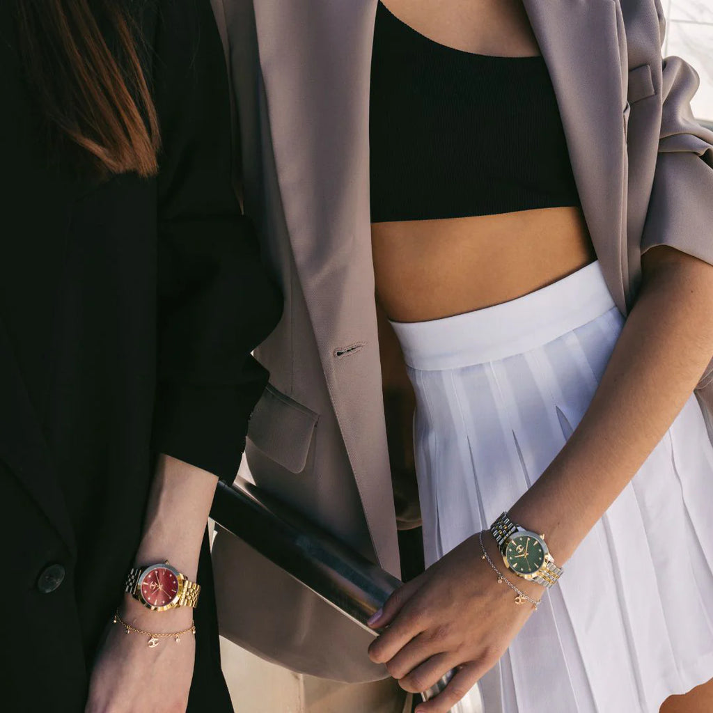 JUST CAVALLI Women's Watch with Silver & Gold Stainless Steel Case and Silver & Gold Stainless Steel Band-i-Watch-5