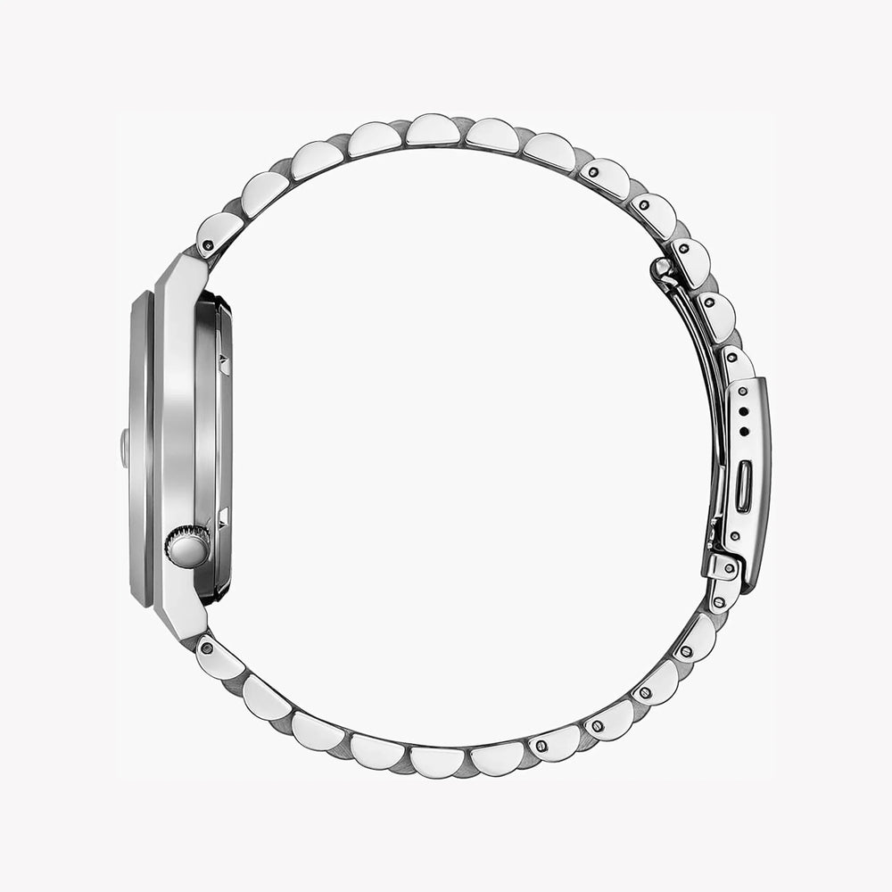 Dynamic Precision Men's Stainless Steel Watch, Silver | Nj0150-56w by i-watch