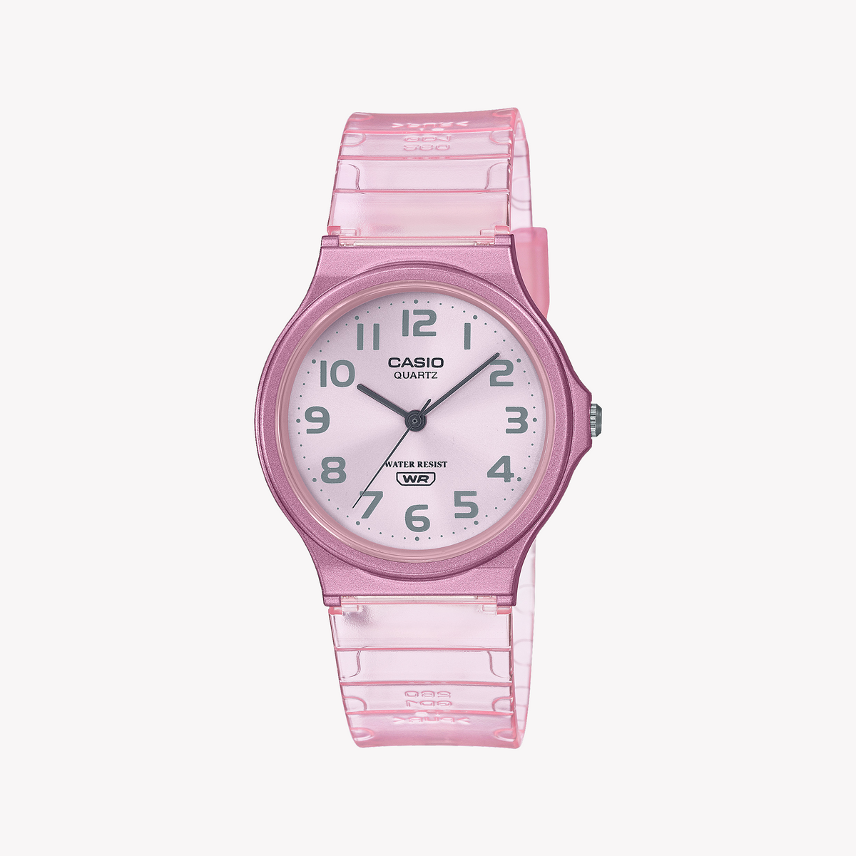 CASIO MQ-24S-4BDF PINK VIBRANCE - PLAYFUL & LIGHTWEIGHT Women's Watch with resin band and white dial