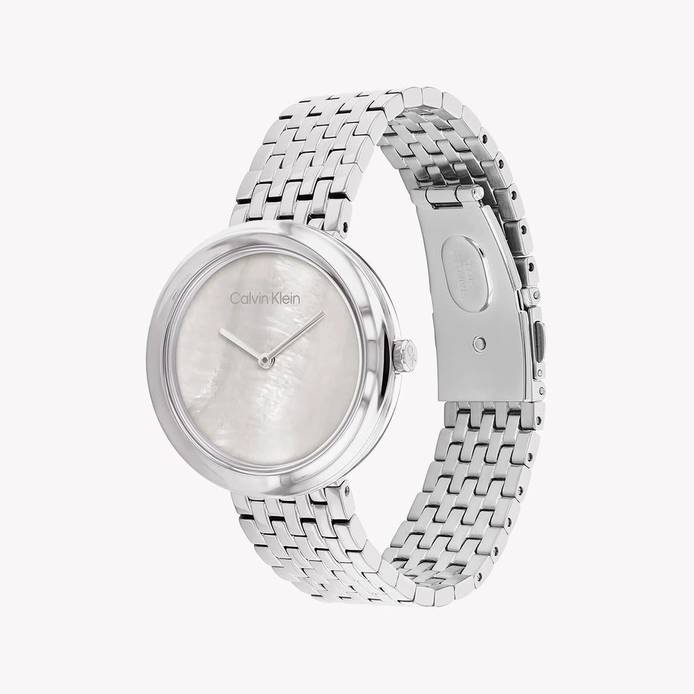 Ck Calvin Klein Women's Silver Watch, Stainless Steel | 25200320 by i-watch