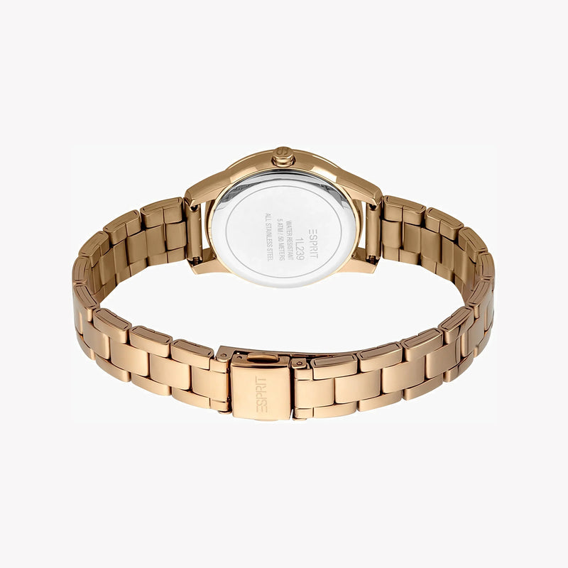 Esprit Women's Rose Gold Watch, Stainless Steel Band | Es1l138m0075 by i-watch
