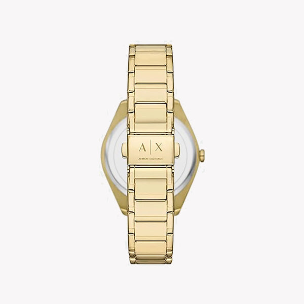 Armani Exchange Men's Gold Watch, Green Dial | Ax5661