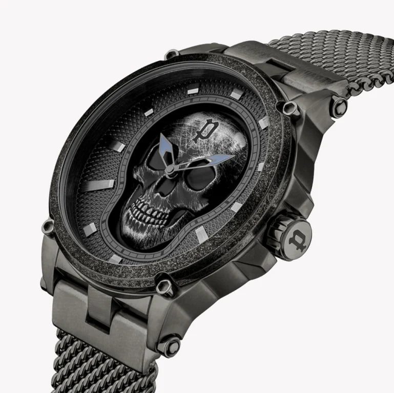 Police Men's Black Stainless Steel Watch, Black Dial | Pewjg2108502 by i-watch
