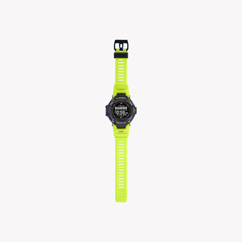Casio Men's Black Resin Watch, Yellow Band | Gbd-H2000-1a9er by i-watch