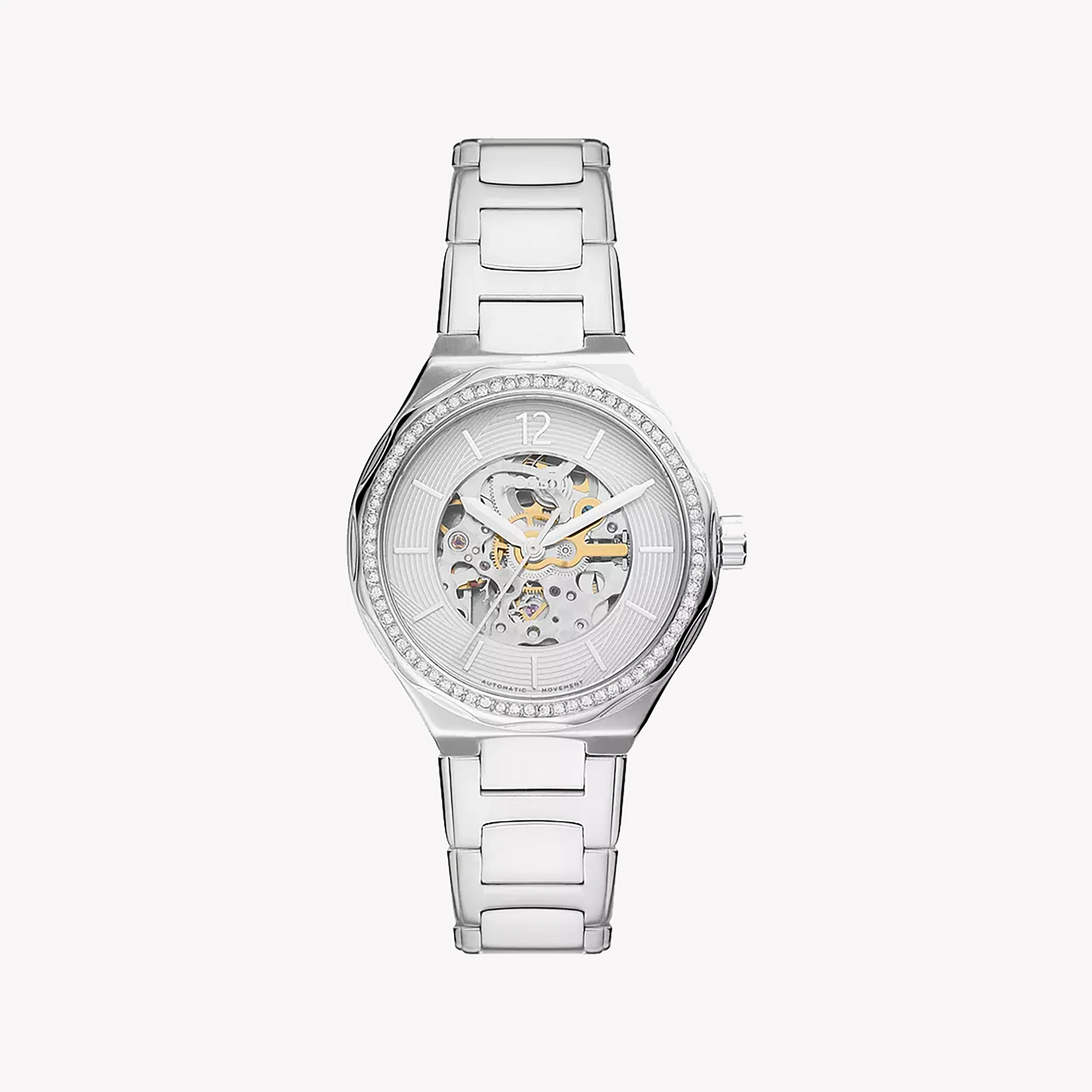 Fossil Women's Silver Stainless Steel Watch, White Dial | Bq3788 by i-watch