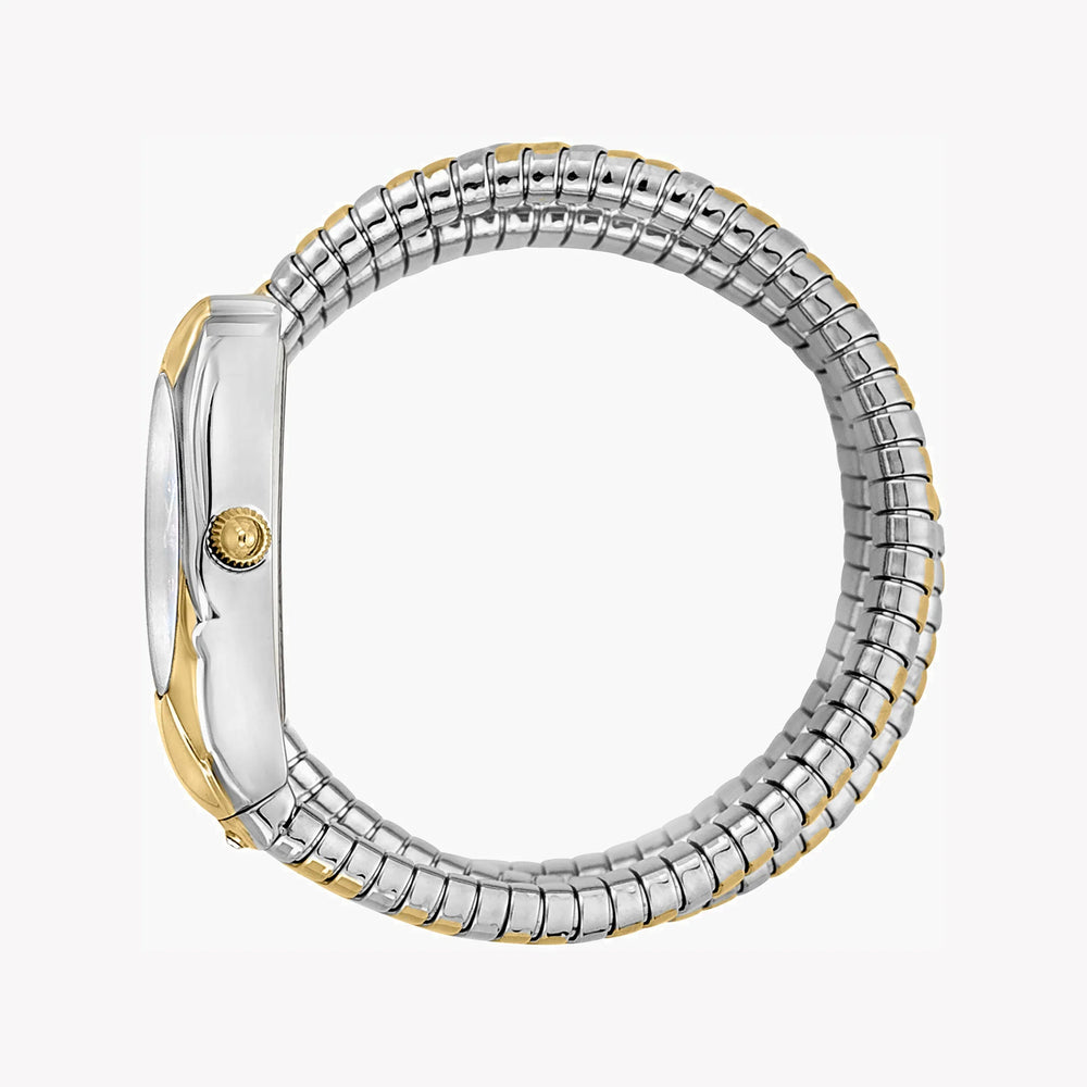 Just Cavalli Women's Silver & Gold Stainless Steel Watch, Stainless Steel Case | Jc1l184m0035 by i-watch