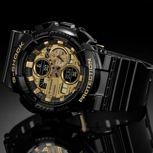 G-Shock Men's Black Resin Watch, Digital Dial | Ga-140gb-1a1dr by i-watch