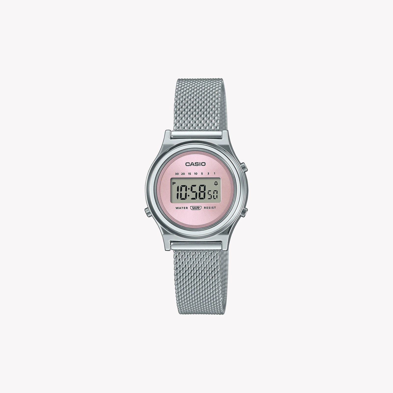 Casio Women's Silver Mesh Watch, Stainless Steel | La700wem-4aef by i-watch