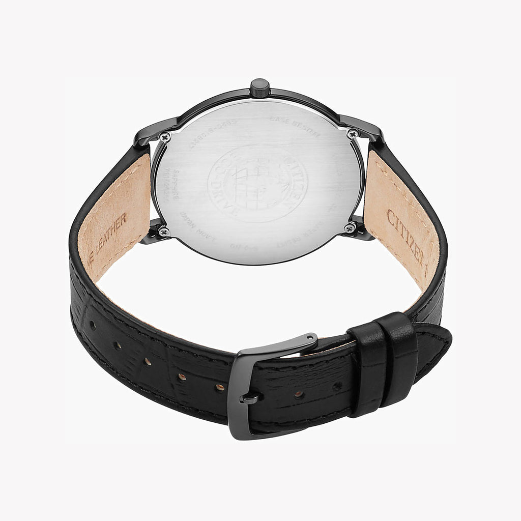 CITIZEN AR1135-10E ECO-DRIVE - BOLD BLACK STYLE & FUNCTIONALITY MEN'S WATCH-i-Watch-2